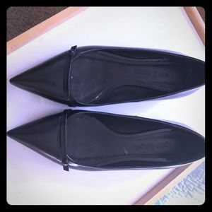 Pointed Mary Jane flats